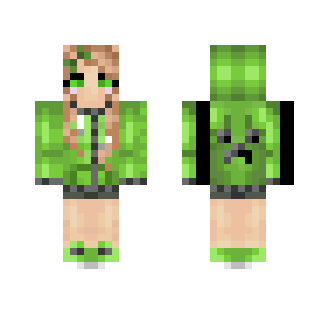 Creeper Girl [Remake] - Girl Minecraft Skins - image 2