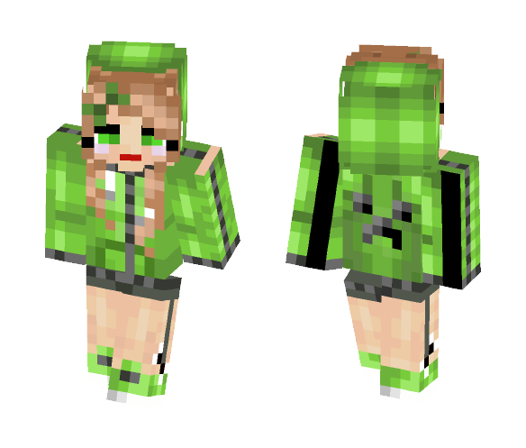 Creeper Girl [Remake] - Girl Minecraft Skins - image 1