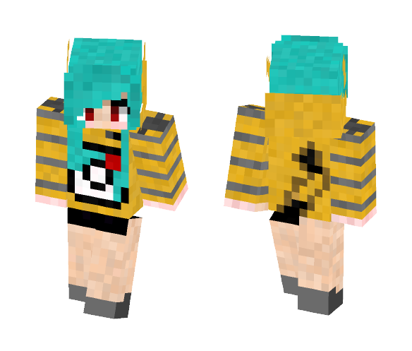 Pikachu girl - Girl Minecraft Skins - image 1