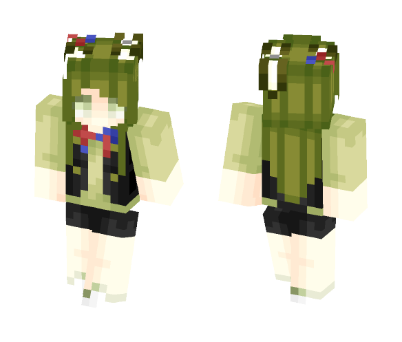 Springtrap (Girl, Human) ~ Fnaf 3 - Female Minecraft Skins - image 1