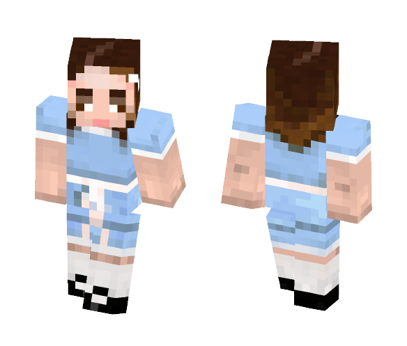 Creepy Twin from The Shining - Female Minecraft Skins - image 1