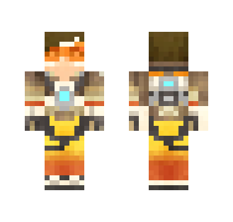 Tracer (OverWatch) - Female Minecraft Skins - image 2