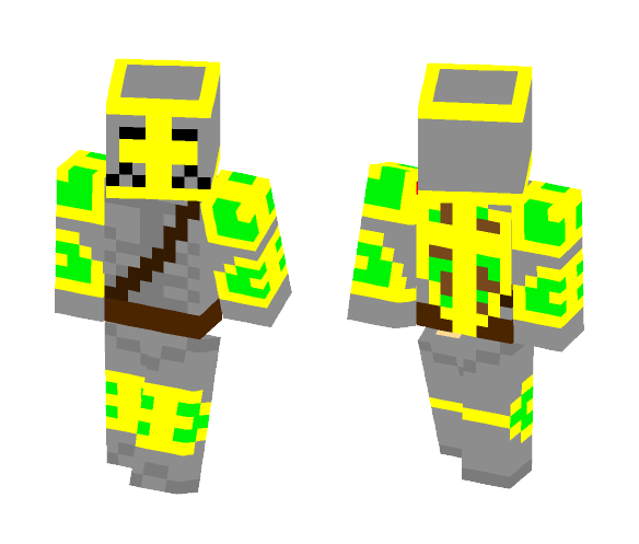 Holy Forest Knight - Male Minecraft Skins - image 1
