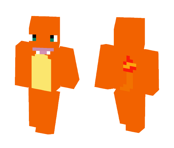 #004 Charmander - Interchangeable Minecraft Skins - image 1