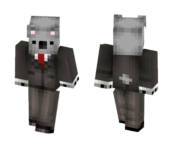 Tuxedo Koala - Interchangeable Minecraft Skins - image 1
