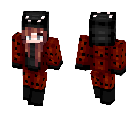 ♥ Red black ♥ - Female Minecraft Skins - image 1