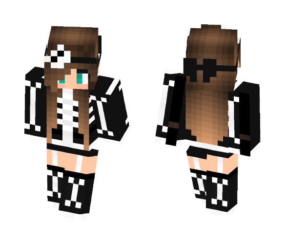 Skeleton Queen >:3 - Female Minecraft Skins - image 1