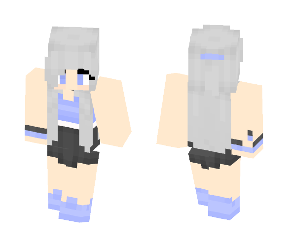 Silver Vixen - Female Minecraft Skins - image 1