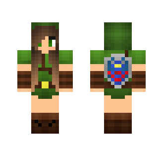 Link // Zelda - Female Minecraft Skins - image 2