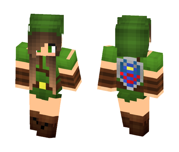Link // Zelda - Female Minecraft Skins - image 1