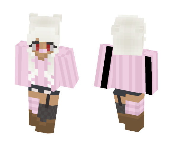 pink bandage ^_^ - Female Minecraft Skins - image 1