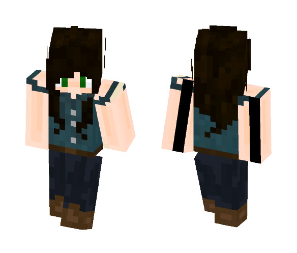 ☂ Buttons ☂ - Female Minecraft Skins - image 1