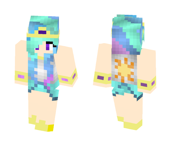 mlp celestia - Female Minecraft Skins - image 1