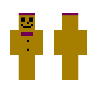 FNAF 4 - Fredbear Plush - Male Minecraft Skins - image 2