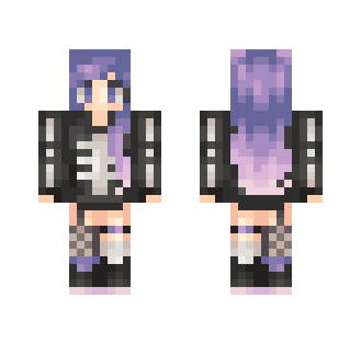 Skeleton Sweater - Female Minecraft Skins - image 2