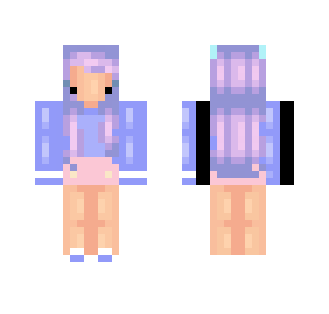 ~c u t i e~ Galaxy fan - Female Minecraft Skins - image 2