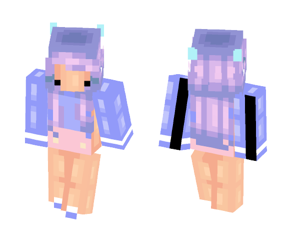 ~c u t i e~ Galaxy fan - Female Minecraft Skins - image 1