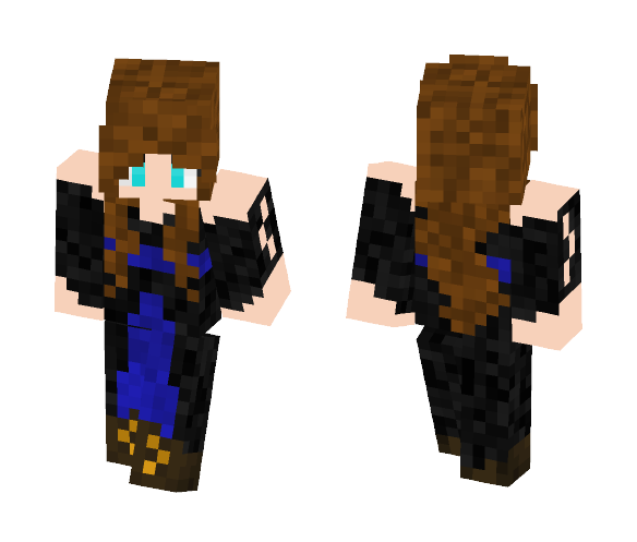 Medieval Girl in Mourning - Girl Minecraft Skins - image 1