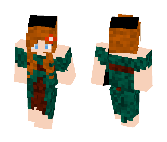 Medieval Girl - Girl Minecraft Skins - image 1