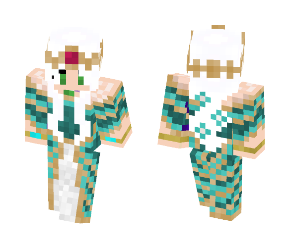 Water Festival Gown - Female Minecraft Skins - image 1