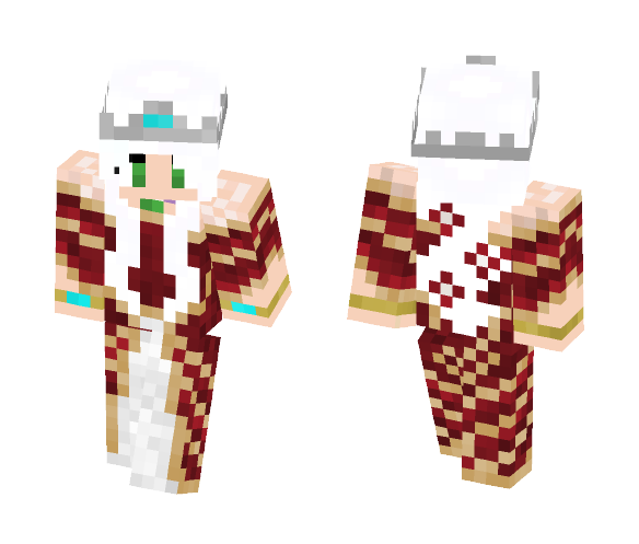 Valentine's Day Noble Gown - Female Minecraft Skins - image 1