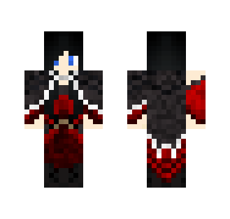 Vampire Inspired Noble Long Tunic - Female Minecraft Skins - image 2