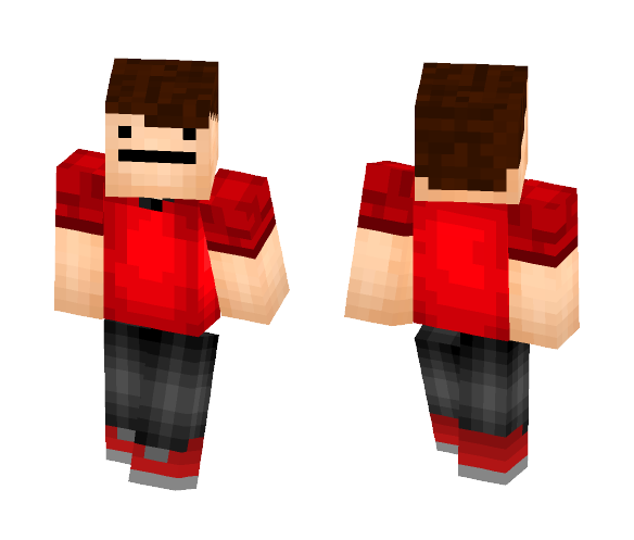 Red Shirt - Male Minecraft Skins - image 1