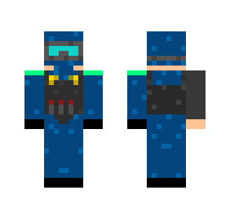 Water Trooper - Male Minecraft Skins - image 2