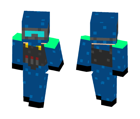 Water Trooper - Male Minecraft Skins - image 1