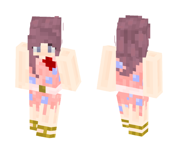 ☼ Pink Polka ☼ - Female Minecraft Skins - image 1