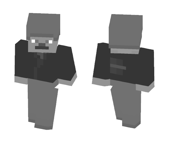 Gray Plastic army men - Male Minecraft Skins - image 1
