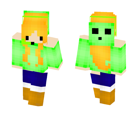 Slime Gamergirl - Female Minecraft Skins - image 1