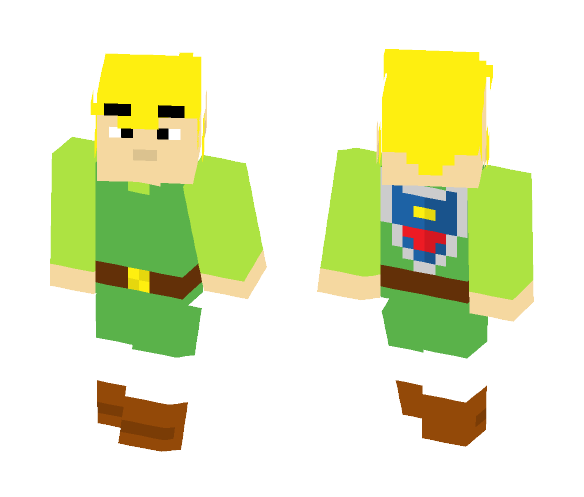 Toon Link (Wind Waker) - Male Minecraft Skins - image 1