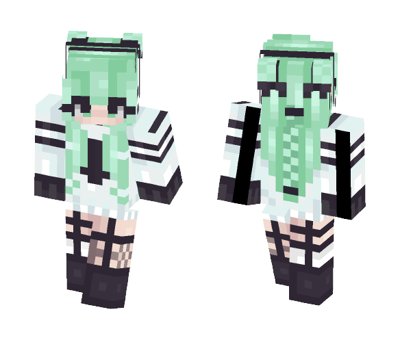 〚ᵏᵃˢˢᶤᵉ〛~ Pastel Mint - Female Minecraft Skins - image 1