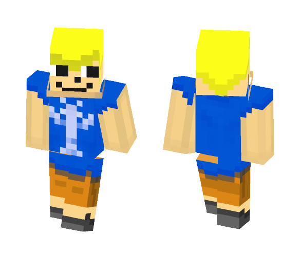 Link with Lobster Shirt (WW) - Male Minecraft Skins - image 1