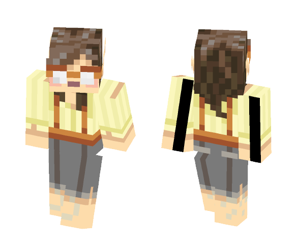 Elf in Glasses - Female Minecraft Skins - image 1