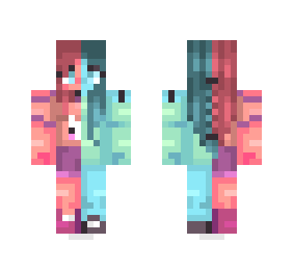 Left brain and right brain - Female Minecraft Skins - image 2