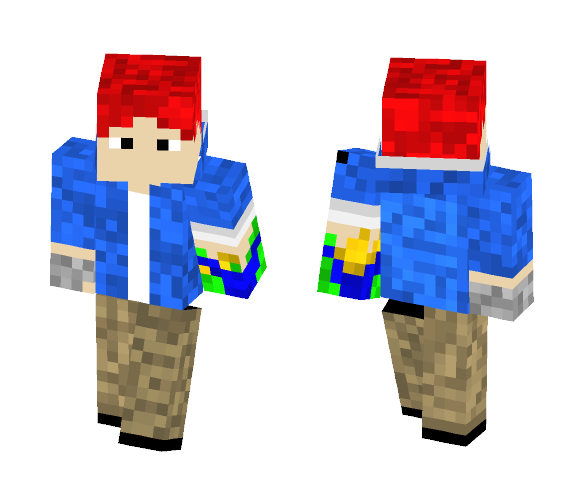RedHair and Freak Left Hand - Male Minecraft Skins - image 1