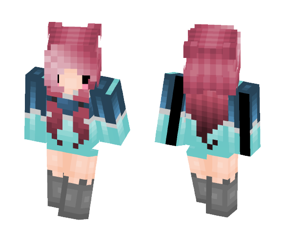 •Cloudy Pink• - Female Minecraft Skins - image 1
