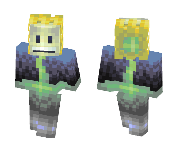 Undertale Flowey (shading update) - Male Minecraft Skins - image 1