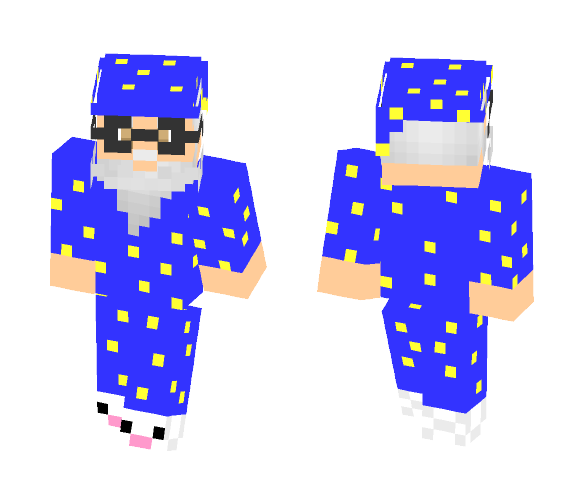 Wizard Pajamas - Male Minecraft Skins - image 1