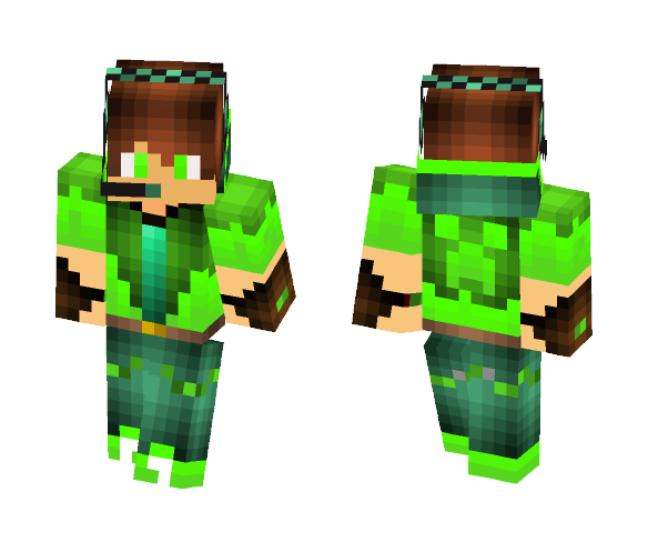 HD Green (Earth) Lord - Male Minecraft Skins - image 1