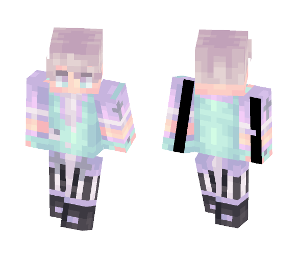 pastel goth - 200 substeritos ;w;; - Male Minecraft Skins - image 1