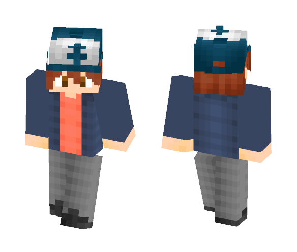 Dipper Pines(Teen) - Male Minecraft Skins - image 1