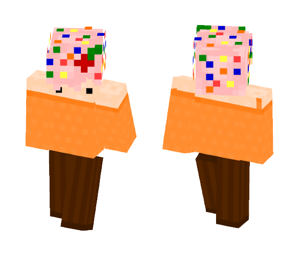 Cupcake Person ;-; new program - Male Minecraft Skins - image 1