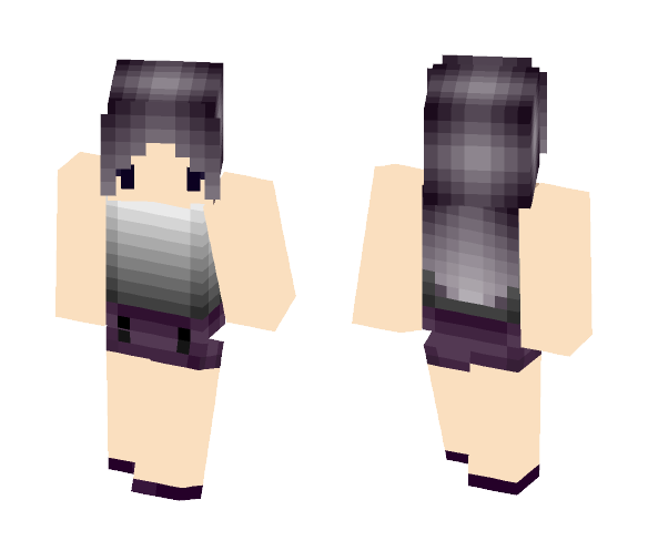 Purple Haired (My First Skin :3) - Female Minecraft Skins - image 1