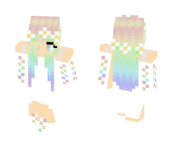 Rainbow - Female Minecraft Skins - image 1