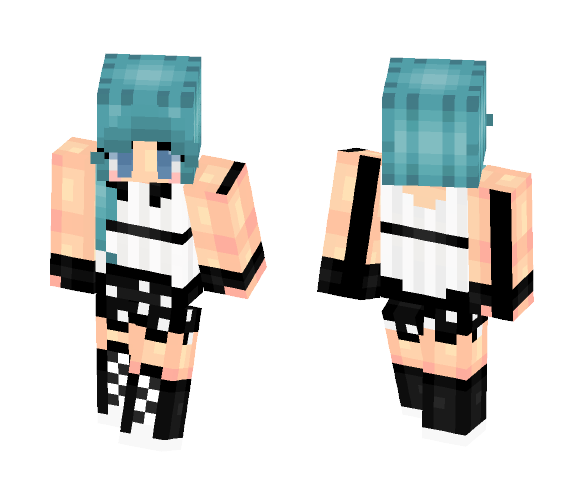 Pastel Goth ^w^ - Female Minecraft Skins - image 1