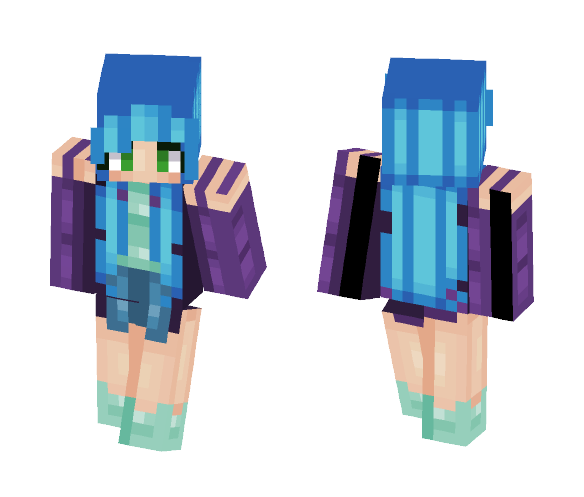 lapis lazuli - Female Minecraft Skins - image 1