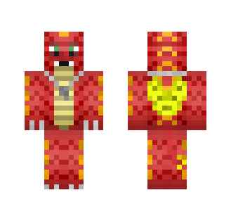 Red Dragon Modified 2 - Male Minecraft Skins - image 2